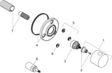 AXOR Uno² Ab-/Umstellventil Trio/Quattro Unterputz DN20 Chrom