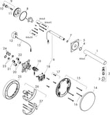 AXOR UNO 160 Elektronik-Waschtischmischer mit Infrarotsensor, Netzbetrieb, Chrom