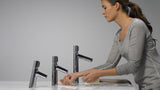 HANSGROHE Talis Select S Einhebel-Waschtischmischer 190 mit Zugstangen-Ablaufgarnitur, chrom