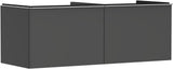 HANSGROHE Waschtischunterschrank Xelu Q 1360 mm Weiß Hochglanz mit Griffleiste Chrom