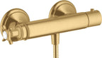 Gold / ohne Temperaturbegrenzer, mit Schalldämpfer / brushed gold optic