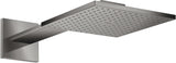 AXOR Kopfbrause 250/250 1jet Chrom mit Brausearm – PowderRain Strahl für Wandmontage