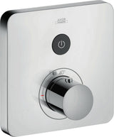 AXOR ShowerSelect Soft Thermostatbatterie für 1 Verbraucher – Unterputz, Chrom, Select-Button