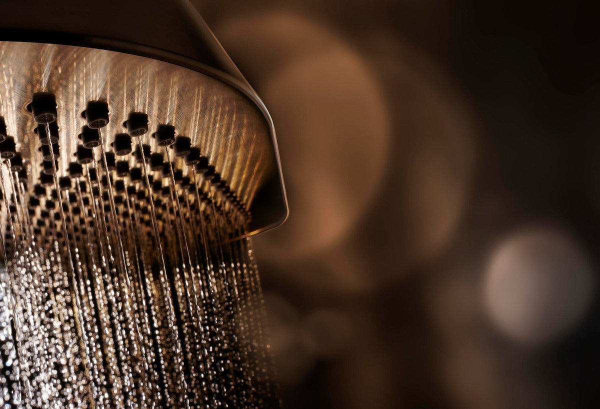 AXOR ShowerSphere 2jet Kopfbrause 370/220 mit beweglichem Brausearm – PowderRain & Rain Strahlarten