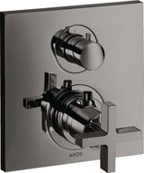 AXOR Citterio Thermostatbatterie mit Absperrventil und Kreuzgriff in Chrom