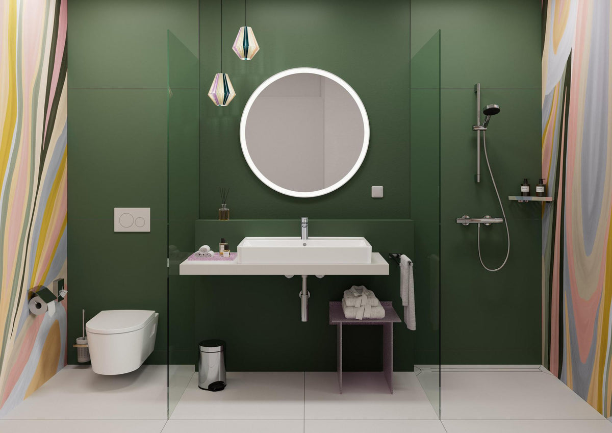 Hansgrohe Vernis Blend 100 Einhebel-Waschtischmischer mit Zugstangen-Ablaufgarnitur, chrom