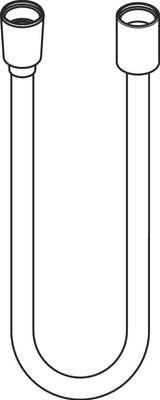 Hansgrohe Designflex Textilbrauseschlauch 160 cm Chrom – Recycled PET, Knickgeschützt, Drehwirbel