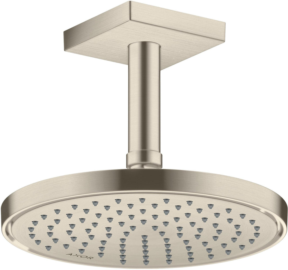 AXOR Kopfbrause 220 1jet EcoSmart Chrom – 220 mm Rain-Duschkopf für Wand- und Deckenmontage