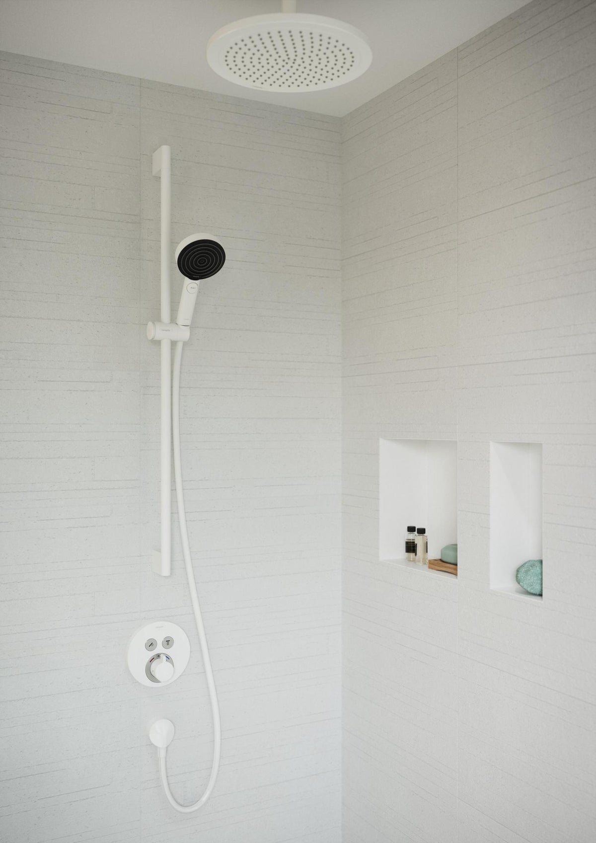Hansgrohe HG Kopfbrause Croma 280 Air 1Jet DN15 Chrom – 280 mm, RainAir, Decken-/Wandmontage