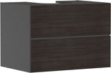HANSGROHE Xevolos E Waschtischunterschrank 780 mm eiche dunkel mattweiß grifflos