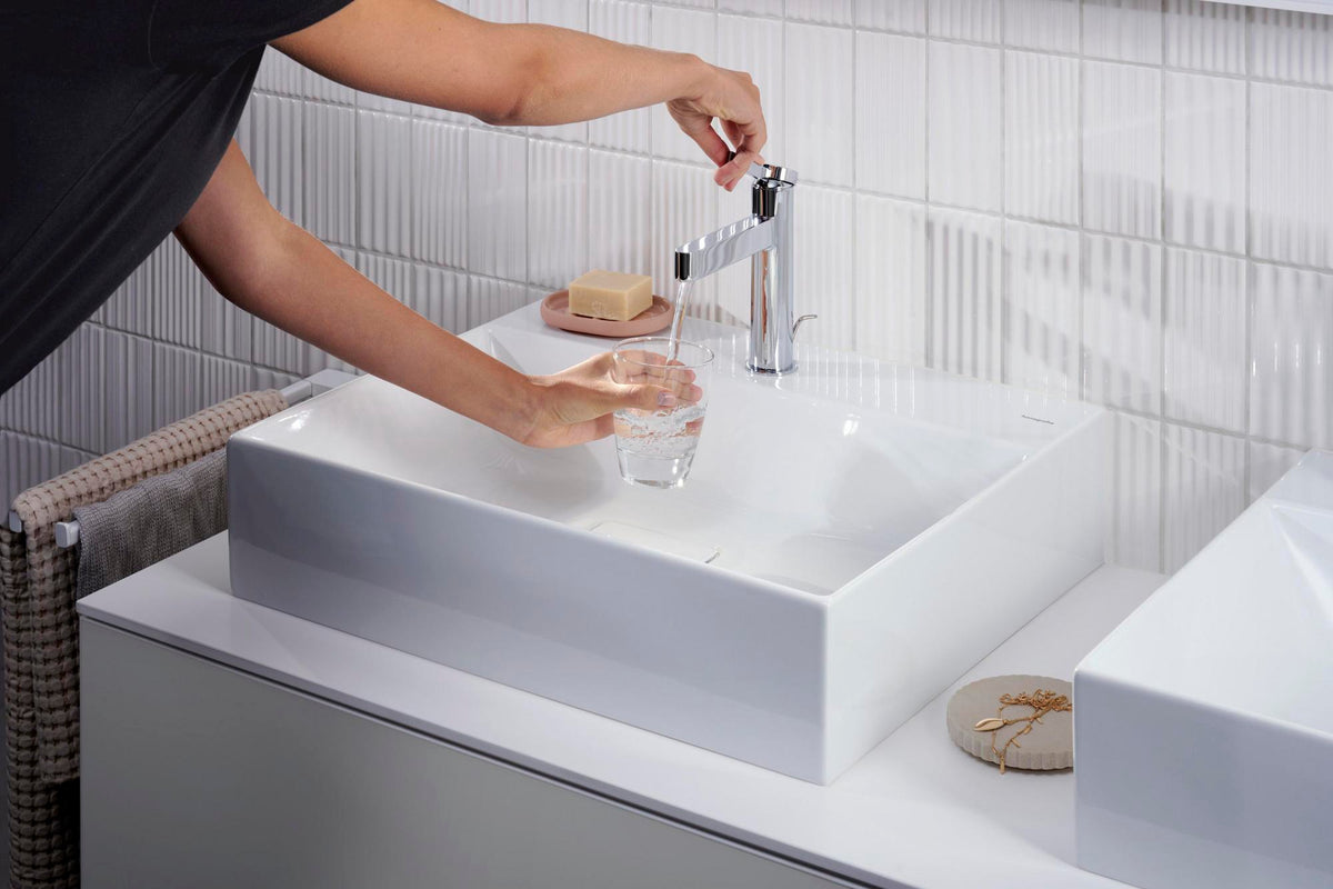 HANSGROHE Finoris Einhebel-Waschtischmischer 110 mit Zugstangen-Ablaufgarnitur, chrom