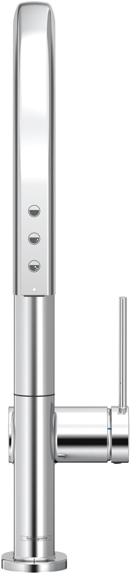 HANSGROHE SodaSystem 210 Aqittura M91 Ausziehauslauf Starter Set sBox – gefiltertes, gekühltes und sprudelndes Trinkwasser