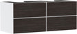 HANSGROHE Xevolos E Waschtischunterschrank 1370 mm mattweiß/eiche dunkel mit PushOpen und SoftClose