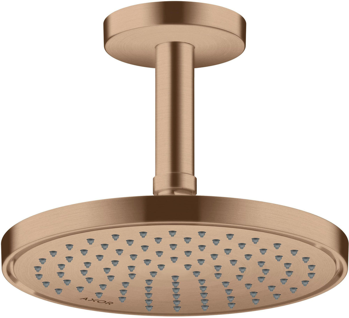 AXOR Kopfbrause 220 1jet EcoSmart Chrom – 220 mm Rain-Duschkopf für Wand- und Deckenmontage