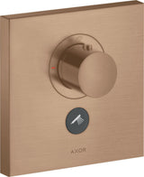 AXOR ShowerSelect Square Thermostatbatterie Highflow Unterputz für 1 Verbraucher in Chrom