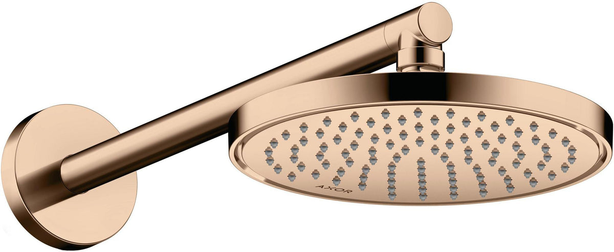 AXOR ShowerSolutions Brausearm 390 mm Chrom – Wandmontage mit Rosette