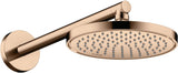 AXOR ShowerSolutions Brausearm 390 mm Chrom – Wandmontage mit Rosette