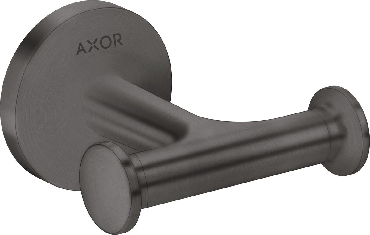 AXOR Universal Circular Handtuchhaken doppelt in brushed bronze – Wandmontage mit verdeckter Befestigung