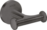 AXOR Universal Circular Handtuchhaken doppelt in brushed bronze – Wandmontage mit verdeckter Befestigung