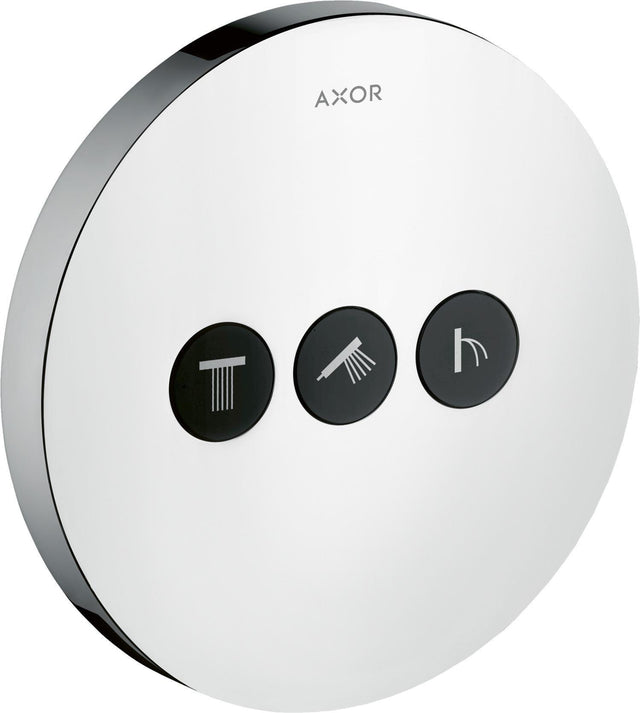 AXOR ShowerSelect Round Unterputz Ventil für 3 Verbraucher, chrom – Hansgrohe