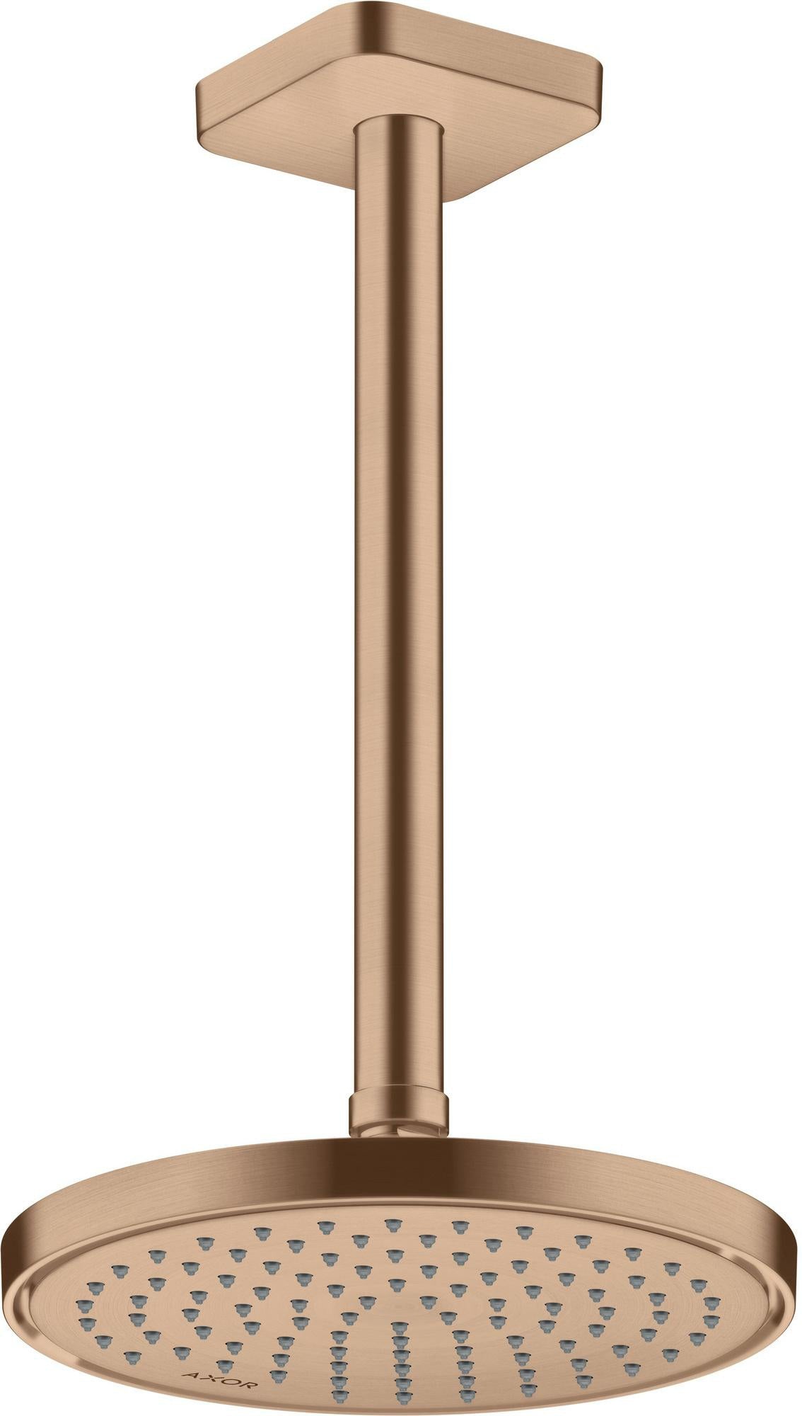 AXOR Kopfbrause 220 1jet EcoSmart Chrom – 220 mm Rain-Duschkopf für Wand- und Deckenmontage