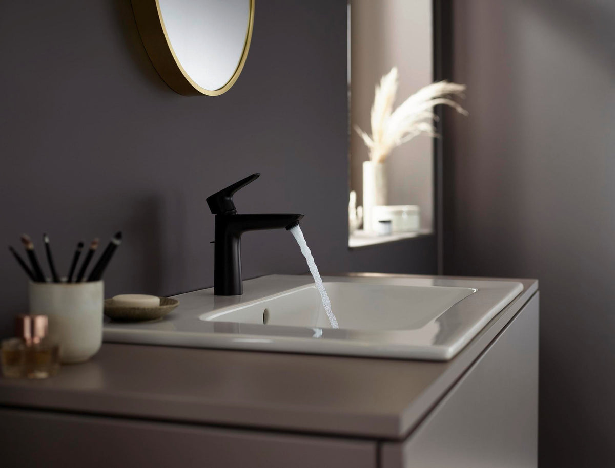 HANSGROHE Talis E Einhebel-Waschtischmischer 110 CoolStart mit Ablaufgarnitur, chrom