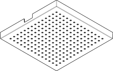 AXOR Dekorplatte für Starck Kopfbrause 240 x 240 mm in Chrom