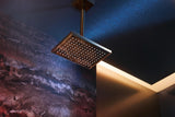 AXOR Decken-Anschlussstück 300 mm DN 15 eckig brushed brass
