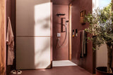 HANSGROHE Brausearm E 390 mm Chrom – Wandmontage mit Rosette