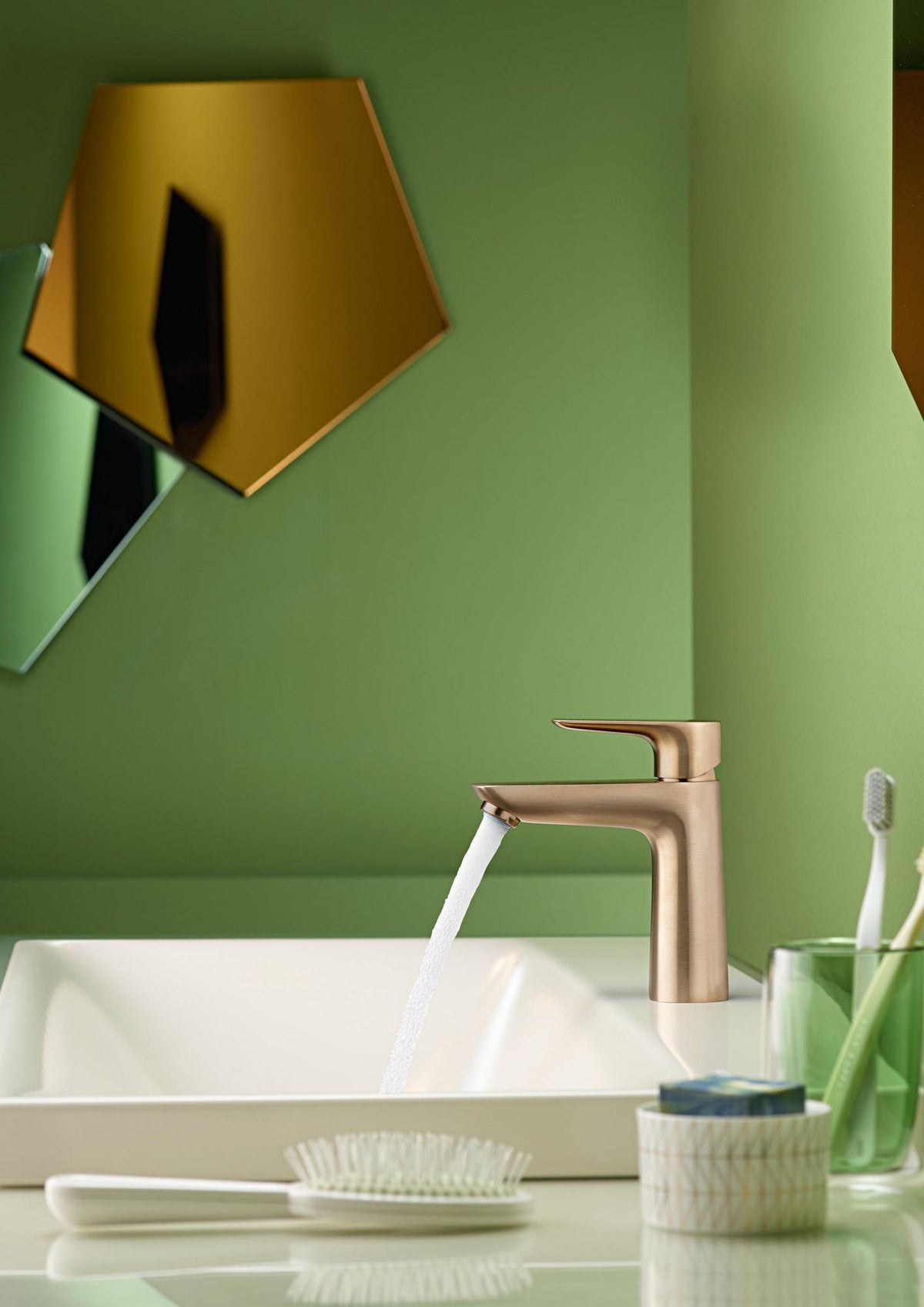 HANSGROHE Talis E Einhebel-Waschtischmischer 110 CoolStart mit Ablaufgarnitur, chrom