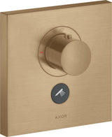AXOR ShowerSelect Square Thermostatbatterie Highflow Unterputz für 1 Verbraucher in Chrom
