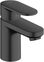 mattschwarz / Pop-up-Ventil mit vertikalem Hebel / CoolStart m ZAG 1 1/4Z ma-sw