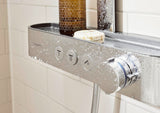 HANSGROHE Showerpipe Pulsify 260 2jet mit Brausethermostat – Chrom, PowderRain & CoolContact