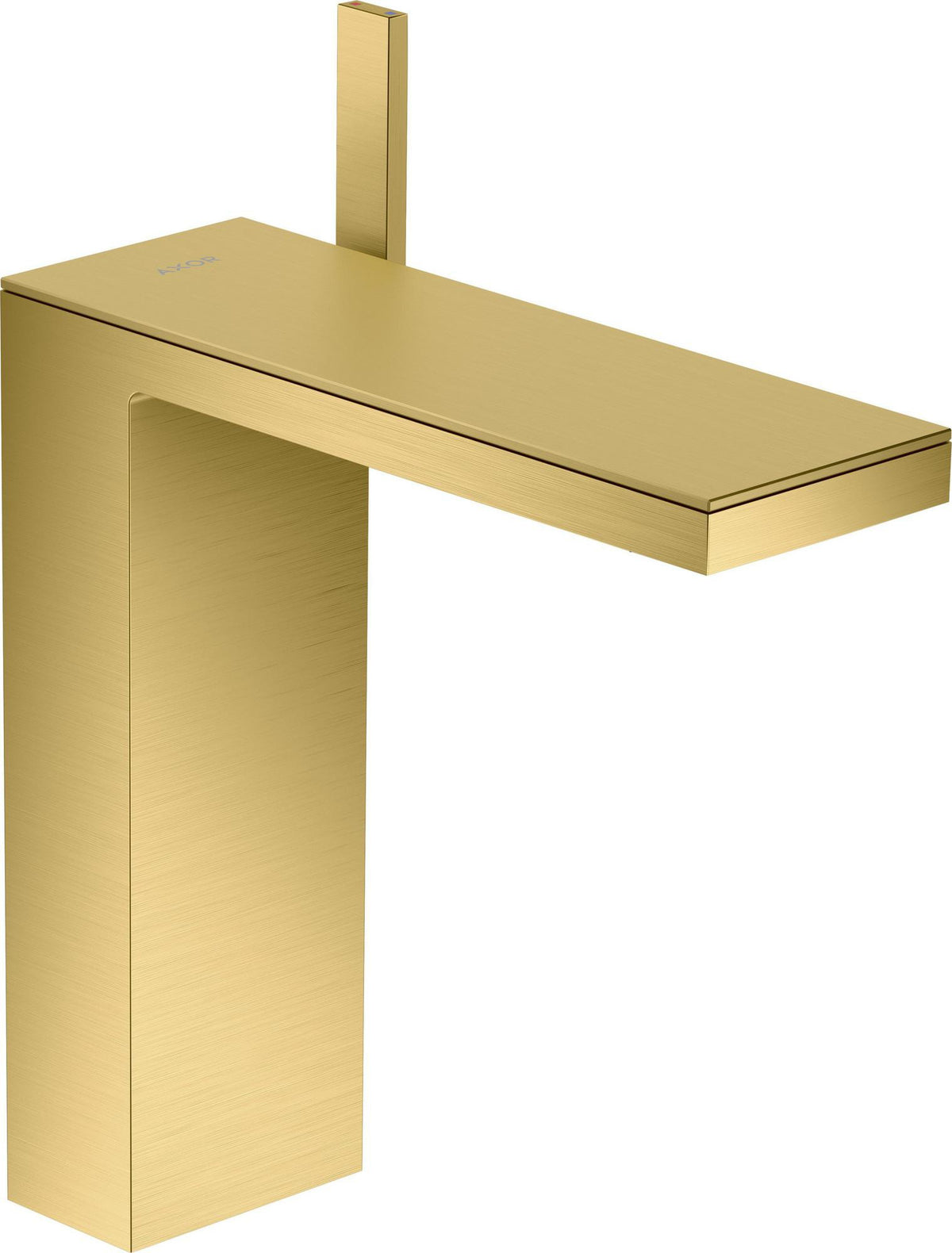 AXOR MYEDITION 230 Einhebel-Waschtischmischer mit Push-Open Ablaufgarnitur in polished gold optic