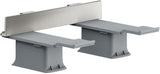 AXOR Universal Adapterset zur Montage von Accessoires auf Reling – chrom, Softsquare