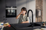 HANSGROHE SodaSystem 210 Aqittura M91 Ausziehauslauf Starter Set sBox – gefiltertes, gekühltes und sprudelndes Trinkwasser