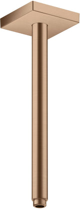 AXOR Decken-Anschlussstück 300 mm DN 15 eckig brushed brass