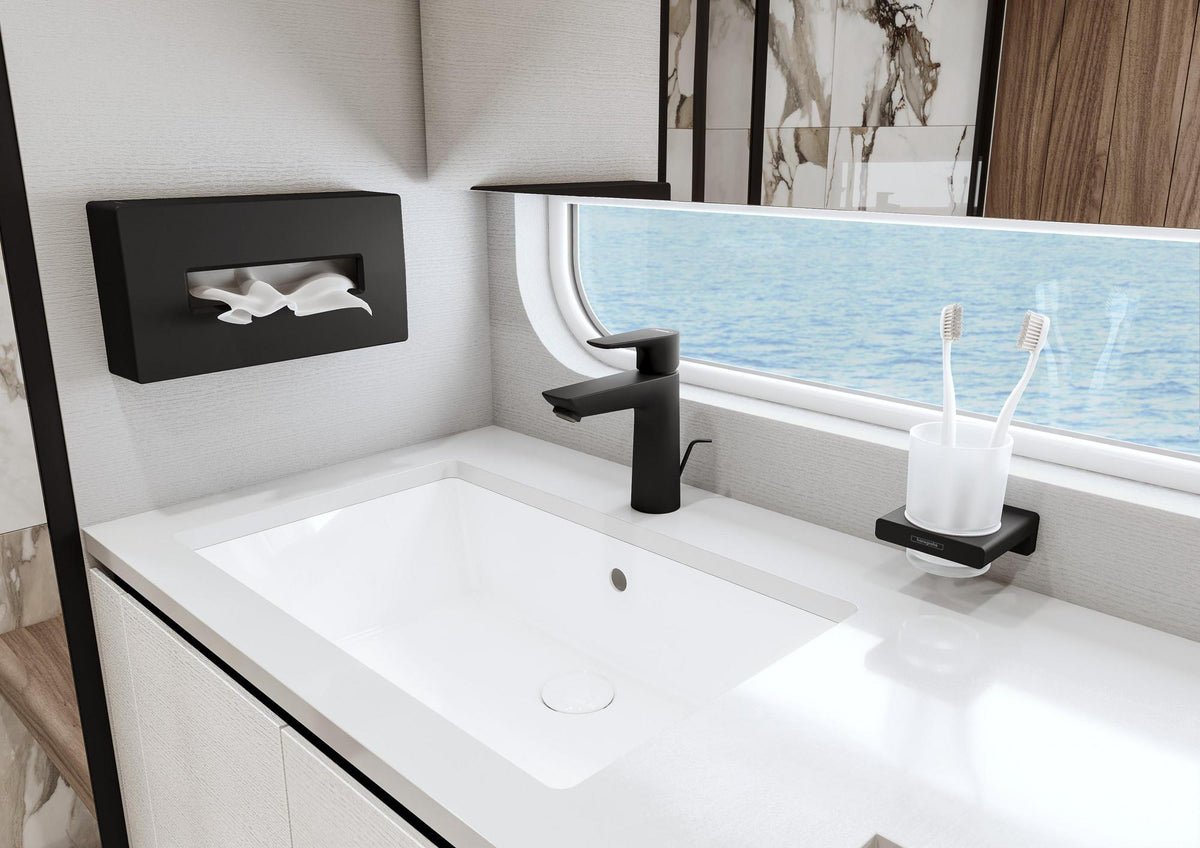 HANSGROHE Talis E Einhebel-Waschtischmischer 110 CoolStart mit Ablaufgarnitur, chrom
