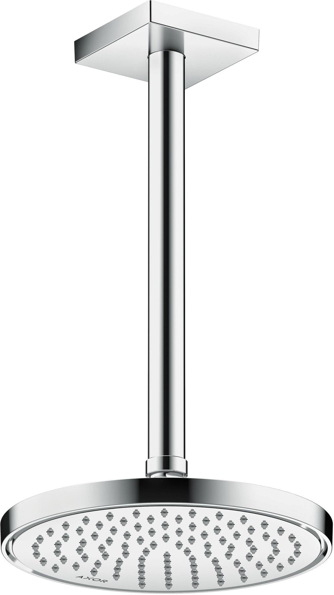 AXOR Kopfbrause 220 1jet chrom – Rain-Strahl, 220 mm, Wand- oder Deckenmontage