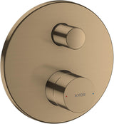 AXOR Uno Einhebel-Wannenmischer Aufputz Chrom – Wandmontage mit Umsteller & Thermostat