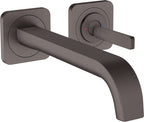 schwarz / brushed black chrome / gebürstet