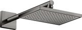 AXOR Brausearm 390 mm DN 15 eckig brushed nickel – Wandmontage