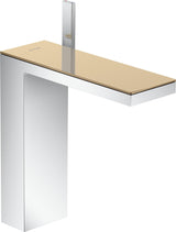AXOR MYEDITION 230 Einhebel-Waschtischmischer mit Push-Open Ablaufgarnitur in polished gold optic