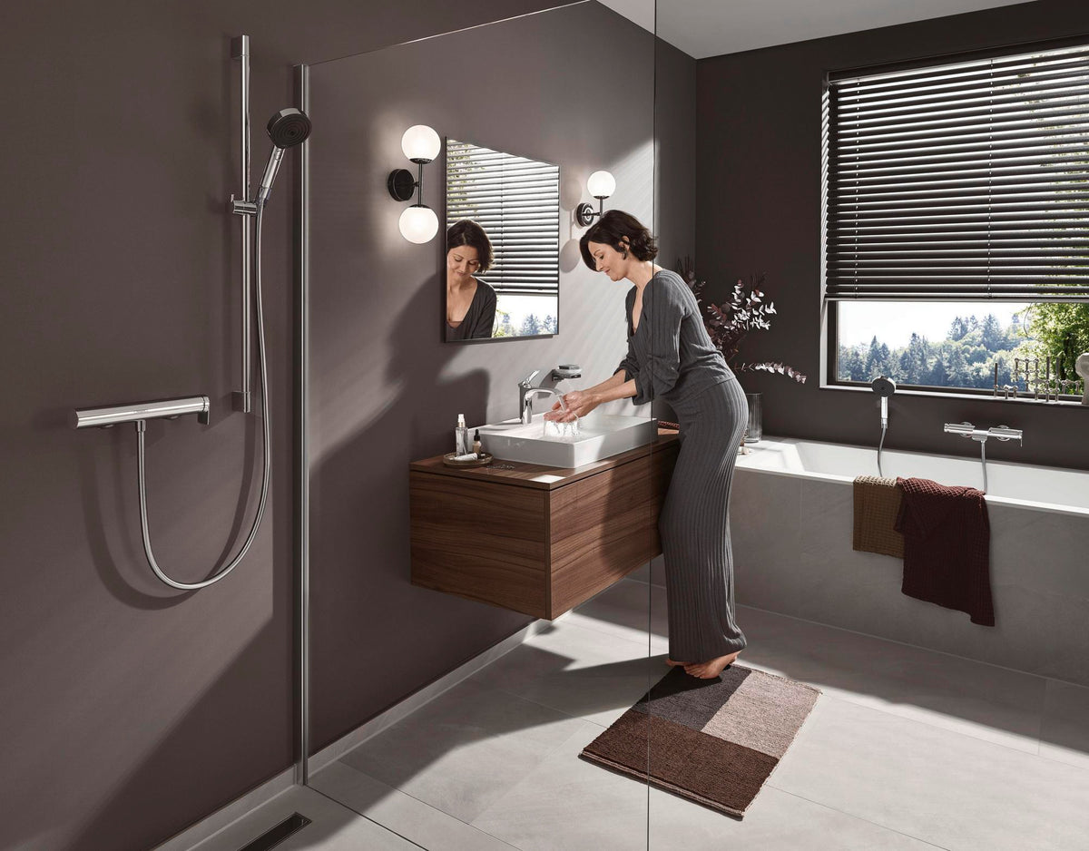 HANSGROHE Vivenis Einhebel-Waschtischmischer 110 mm mit Zugstangen-Ablaufgarnitur chrom