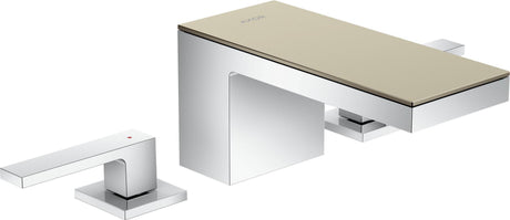 AXOR MYEDITION 3-Loch-Waschtischmischer 70 ohne Platte in polished gold optic – PowderRain