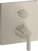 AXOR Citterio Thermostatbatterie Unterputz mit Abstellventil und Hebelgriff Chrom