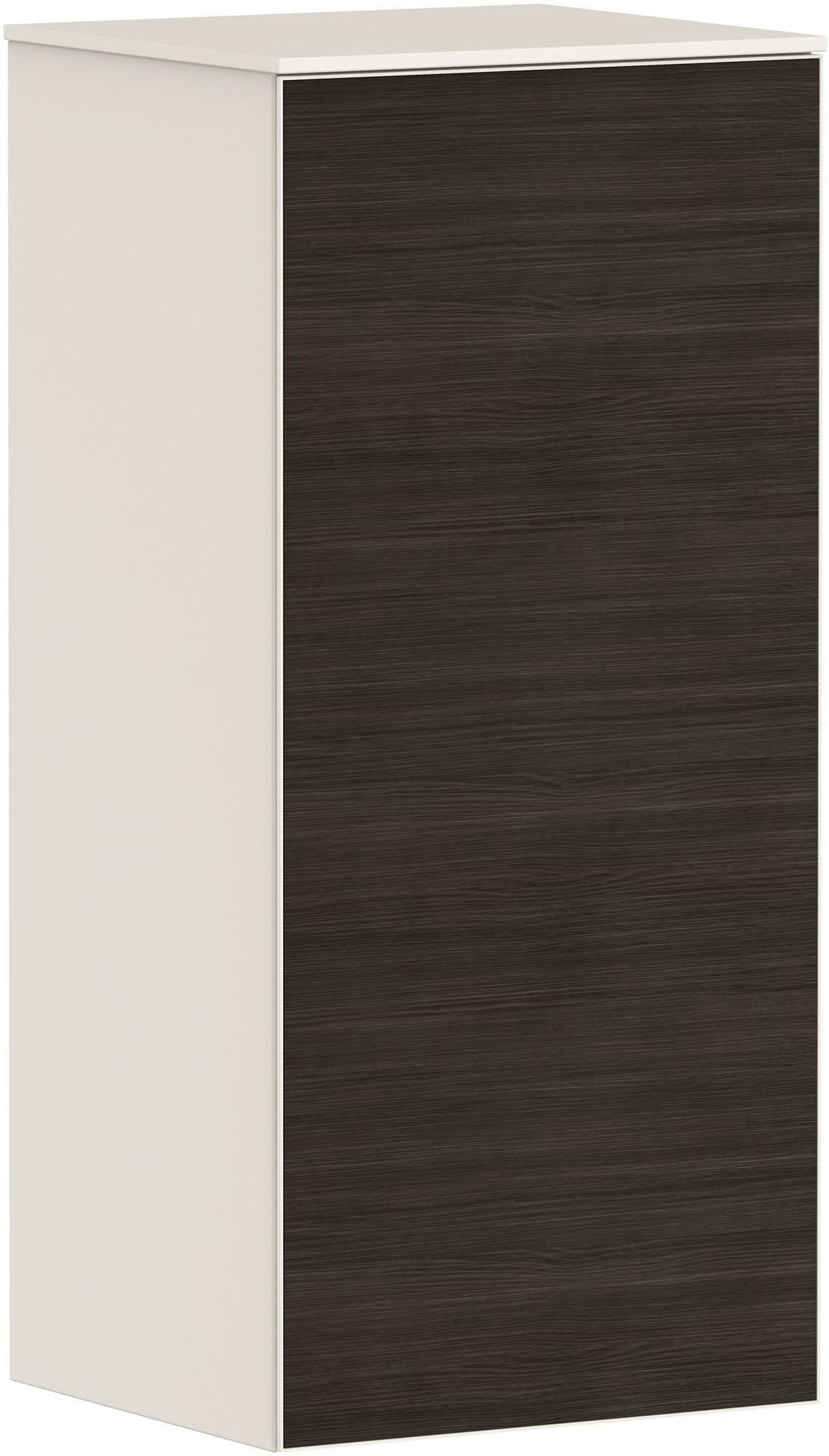 HANSGROHE Xevolos E Halbhochschrank 890 mm, eiche dunkel, grifflos mit PushOpen – Badmöbel