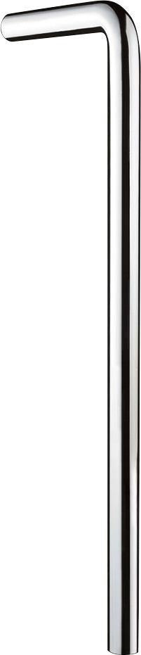 Hansgrohe Winkelrohr 90° chrom – Messing, G 1 1/4, UBA-konform