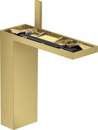 brushed brass / Platte/Armaturenloch / gebürstet