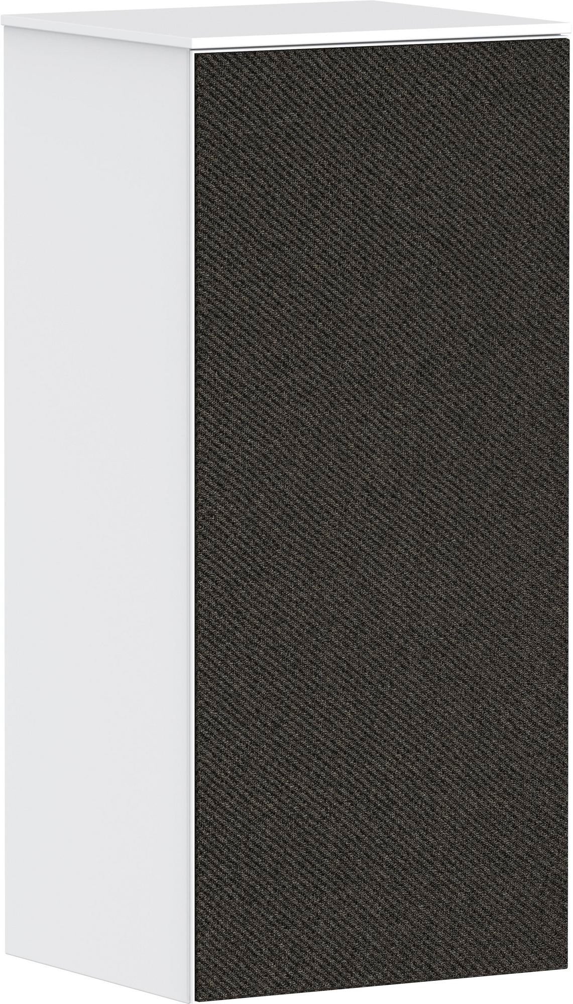 HANSGROHE Xevolos E Halbhochschrank 890 mm, eiche dunkel, grifflos mit PushOpen – Badmöbel